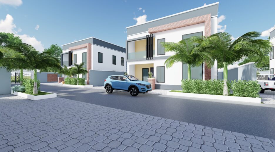 6 Units – 350sqm Land for 5-Bedroom Duplex in Lugbe